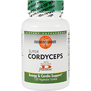 Maitake Products Super Cordyceps - Energy and Cardio Support, 120 veg