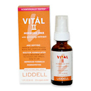Liddell Vital II Hormone Free With Ginseng Extract - Fight Aging The Natural Way, 1 oz