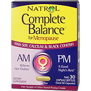Natrol Complete Balance AM & PM Menopause Formula - 30 + 30 caps
