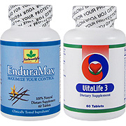 Naturalife EndurMax + VitaLife 3 - Ejaculation Control, 60 + 60 tabs