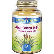 Nature's Herbs Aloe Vera Gel - 50 softgels
