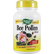 Nature's Way Bee Pollen Blend - Builds Up Energy and Stamina, 100 caps