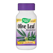 Nature's Way Olive Leaf Standardized 60 vcaps - Provides Immune System Health, 60 vcaps