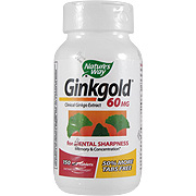 Nature's Way Ginkgold 60mg - Improved Mental Sharpness, 150 tabs
