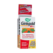 Nature's Way Ginkgold 60mg 75 tabs - for Mental Sharpness, 75 tabs