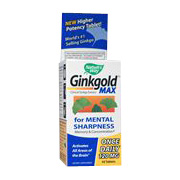Nature's Way Ginkgold Max 120mg 60 tabs - for Mental Sharpness, 60 tabs