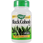Nature's Way Black Cohosh Root 100 vcaps - Helpful During Menstruation and Menopause, 100 vcaps