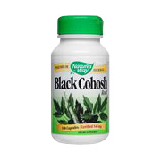 Nature's Way Black Cohosh Root 100 caps - Helpful During Menstruation and Menopause, 100 caps