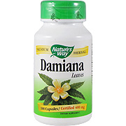 Nature's Way Damiana Leaves - Provides Mental and Physical Health, 100 caps