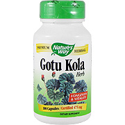 Nature's Way Gotu Kola Herb 100 caps - Longevity & Vitality, 100 caps