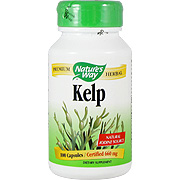 Nature's Way Kelp 100 caps - Natural Iodine Source, 100 caps