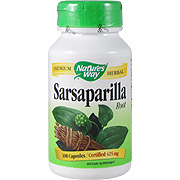 Nature's Way Sarsaparilla Root - Known to Increase Energy and Physical Endurance, 100 caps