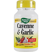 Nature's Way Cayenne & Garlic - 40000HU Potency, 100 caps