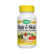 Nature's Way Hair & Skin, Also for Nails - with MSM & Glucosamine, 100 caps