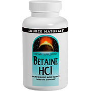 Source Naturals Betaine HCL - 90 tabs