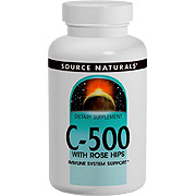 Source Naturals C 500 With Rosehips - 500 tabs