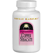 Source Naturals Copper Sebacate 22 mg - 60 tabs