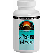 Source Naturals L Proline L Lysine - 60 tabs