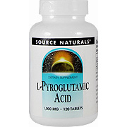 Source Naturals L Pyroglutamic Acid 1000mg - 120 tabs