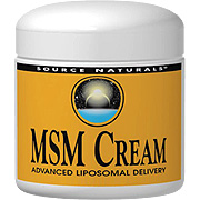 Source Naturals MSM Cream - Advanced Liposomal Delivery, 2 oz