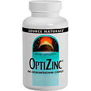 Source Naturals OptiZinc - Zinc Monomethionine Complex, 60 tabs