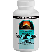 Source Naturals Phosphatidyl Serine Complex 500mg - Supports Concentration, 30 softgels