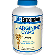 Life Extension L Arginine Caps 700 mg - 200 vcaps
