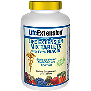 Life Extension Life Extension Mix Tablets w/Extra Niacin w/out Copper - 315 tabs