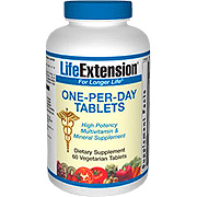 Life Extension One Per Day Tablets - 60 vtabs