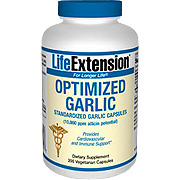 Life Extension Optimized Garlic - 200 vcaps