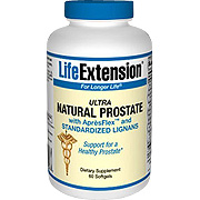 Life Extension Ultra Natural Prostate w/ApresFlex & Standardized Lignans - 60 softgels