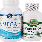 Proactive Natural Curculigo Erectile & Cardiovascular Rejuvenation - Curculigo Master & Omega 3, 2 x 60 ct