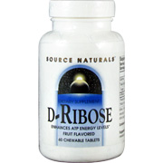 Source Naturals Ribose - Enhances Energy Levels, 60 chewable tabs