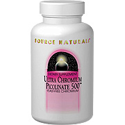 Source Naturals Ultra Chromium Picolinate 500 - Yeast-Free Chromium, 120 tabs