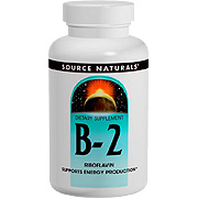 Source Naturals Vitamin B 2 100mg - 100 tabs
