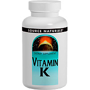 Source Naturals Vitamin K 500mcg - 100 tabs