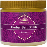 Sunshine Spa Lavender Herbal Salt Scrub - 20.5 oz