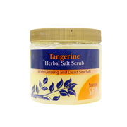 Sunshine Spa Tangerine Herbal Salt Scrub - 23 oz