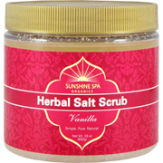 Sunshine Spa Vanilla Herbal Salt Scrub - 23 oz