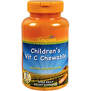 Thompson Nutritional Products Vitamin C 100mg Children's Chewable Orange - 100 tabs