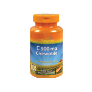 Thompson Nutritional Products Vitamin C 500mg Chewable Orange - 60 tabs