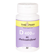 Thompson Nutritional Products Vitamin D 400 IU Ergocalciferol - 30 tabs