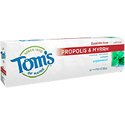 Tom's of Maine Toothpaste Baking Soda Prop/Myrrh Peppermint - Fluoride Free, 6 fl oz