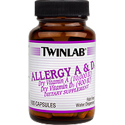 Twinlab Allergy A & D - 100 caps