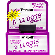 Twinlab B 12 Dots 500mcg - 100 dots