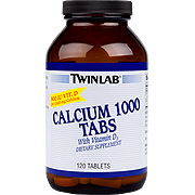 Twinlab Calcium 1000 With Vit D - 120 tabs