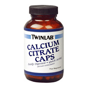 Twinlab Calcium Citrate Plus Mag - 250 caps
