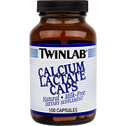 Twinlab Calcium Lactate 100mg - 100 caps