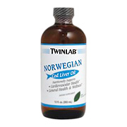 Twinlab Cod Liver Oil Mint - 12 oz