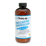Twinlab Emulsified Norwegian Cod Liver Oil - 100 sg